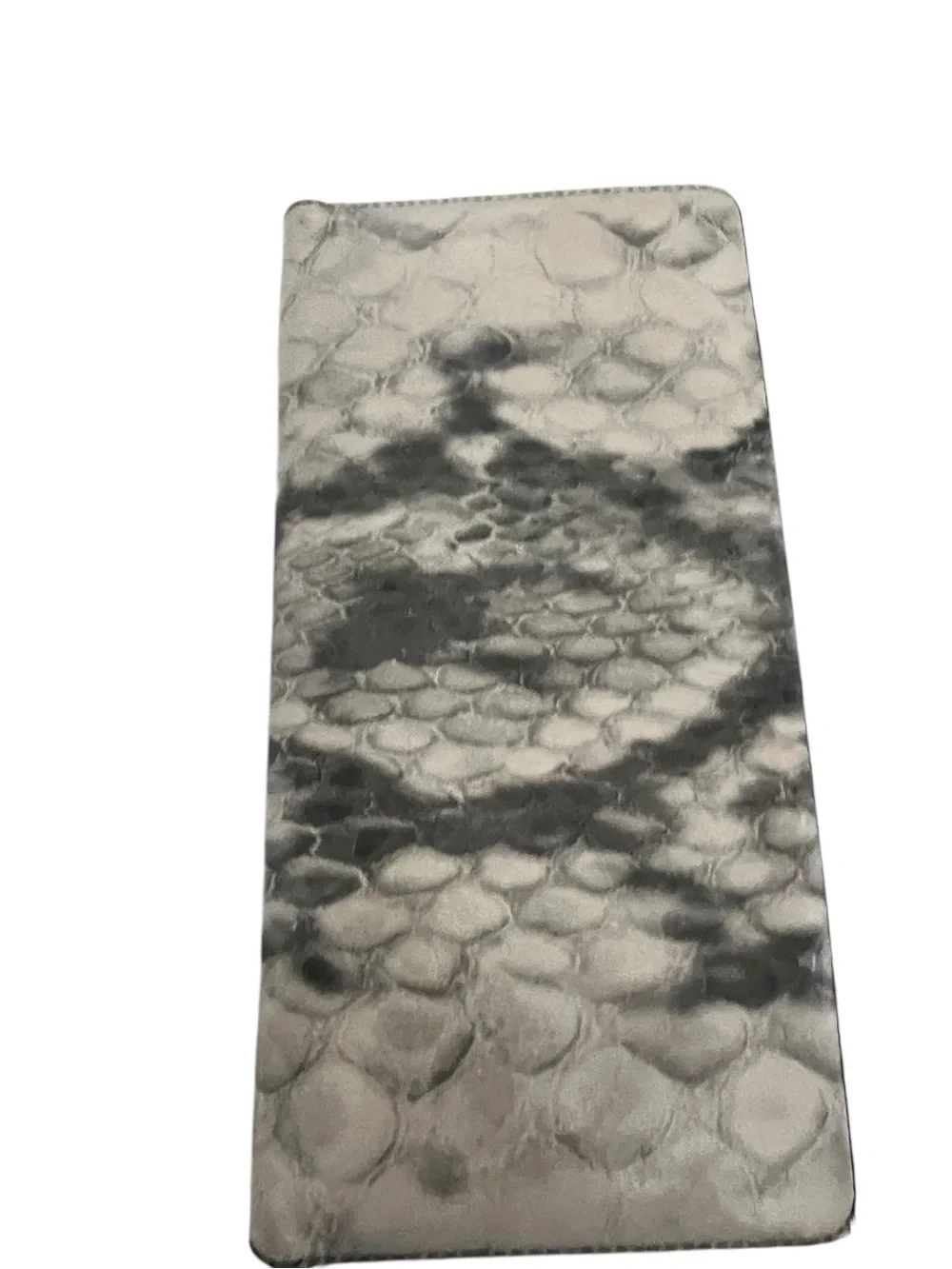 Lodis Snake-Embossed Silver Gray Phone Case